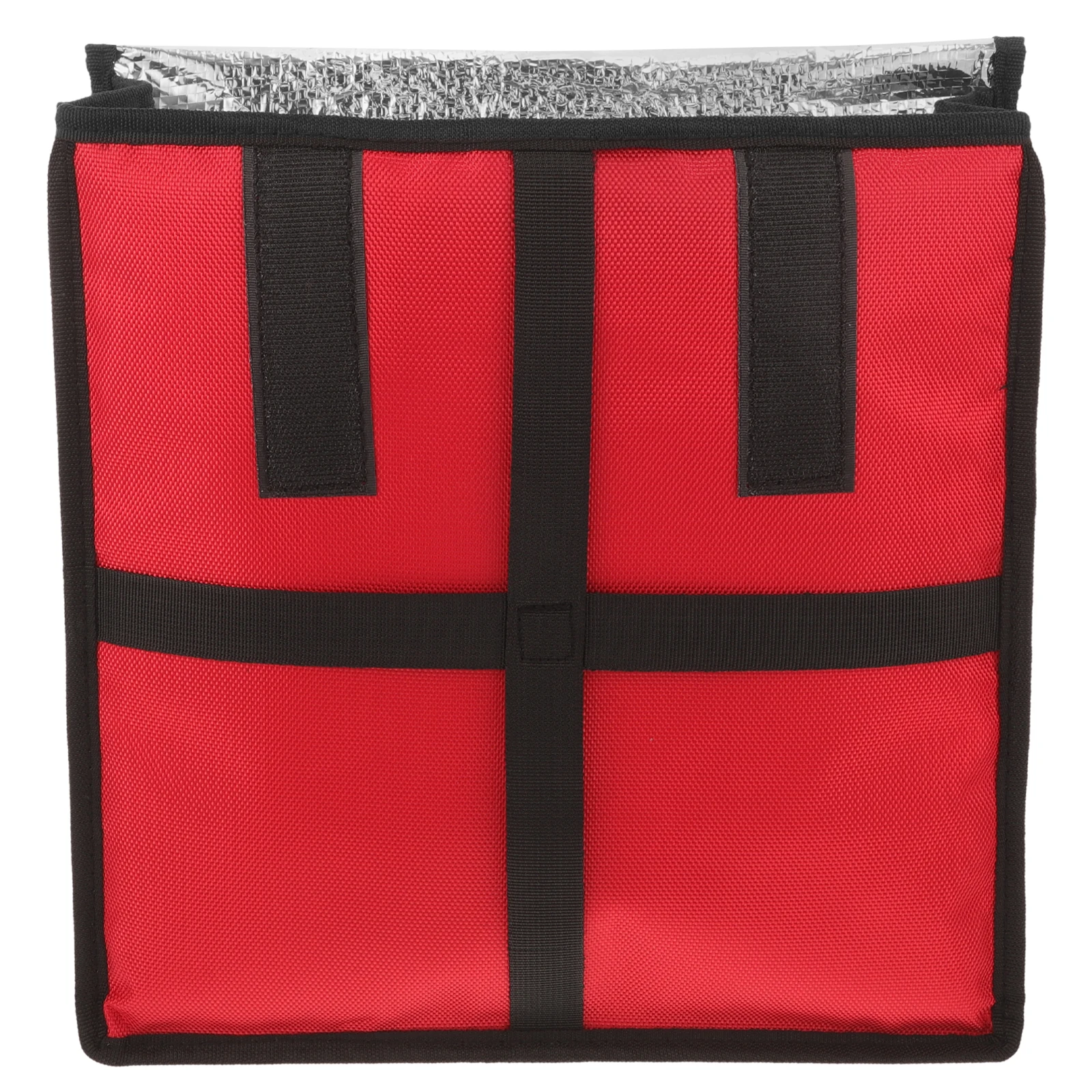 

Professional Insulated Bag Large Food Carrier Commercial-Grade Thermal Bag For Pizza Boxes Hook Loop Closures