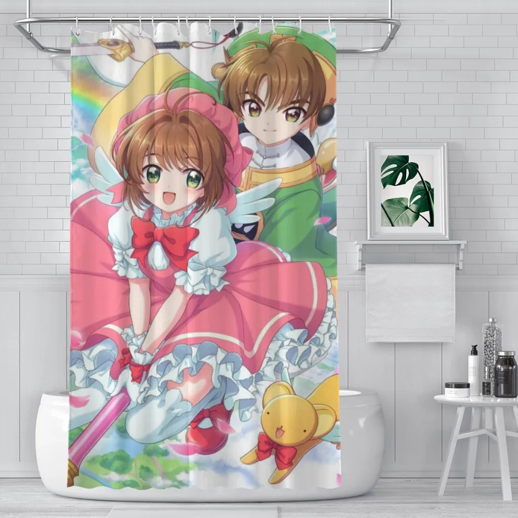 

Shower curtain Bathroom Cardcaptor Sakura Magic Circle decor Modern household items Bathroom curtain Festival gift