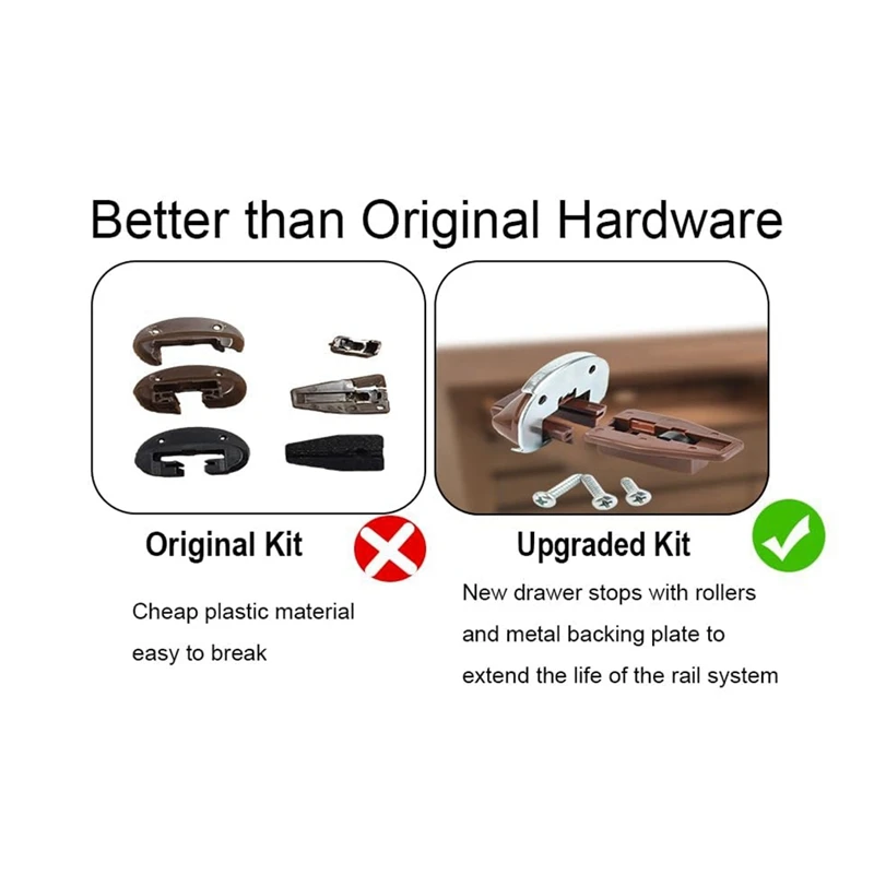 5 комплектов деталей, аксессуары, комплект направляющих для ящиков, направляющие для ящиков, детали мебели для комодов, шкафчиков и ящика тумбочки