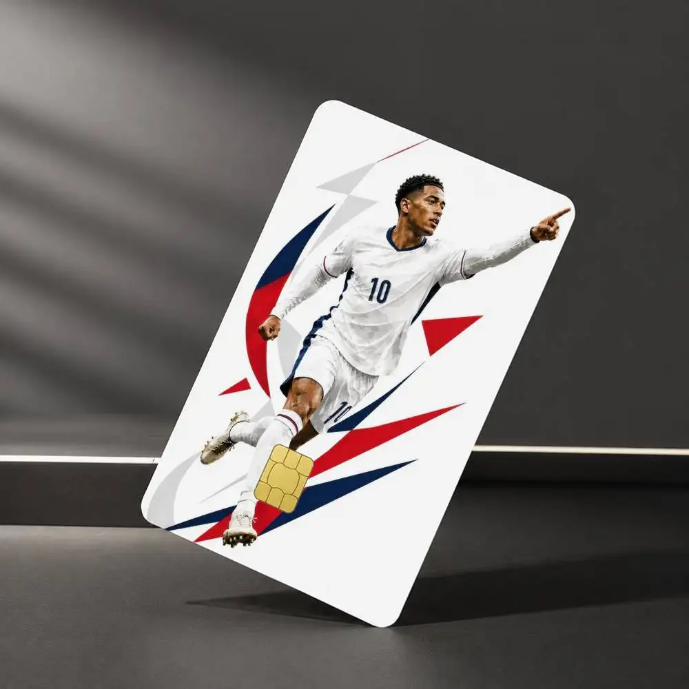Football j-Jude B-Bellingham Sticker Film Tape Skin for Credit Card Debit Card Waterproof Stickers