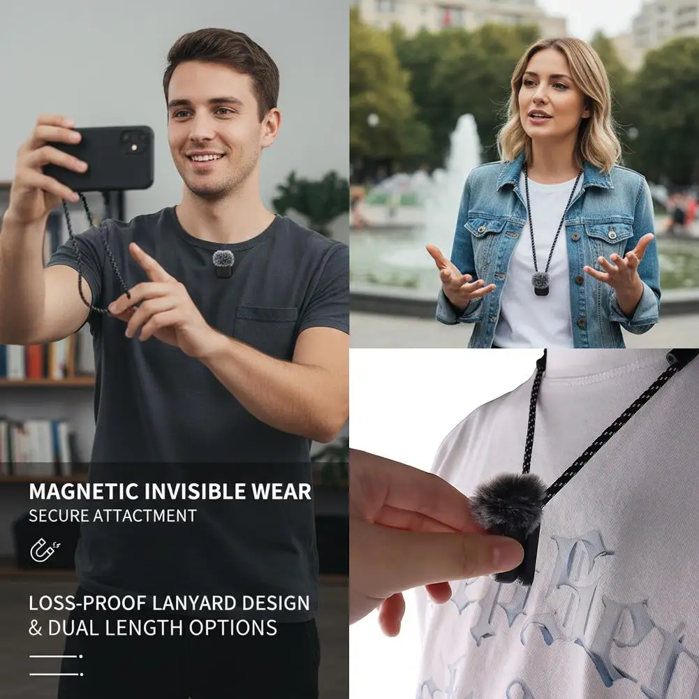 Magnetische Halterung für DJI Mic 2 Mic Mini, freihändiger Mikrofonhalter, Zubehör – Detail 5