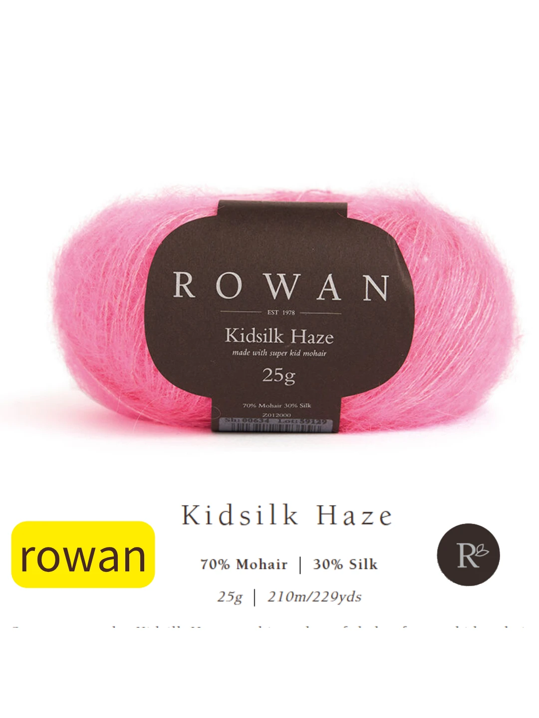 

Rowan Kidsilk Haze Silk Mohair Hand Knitted Yarn Wool Fabric for Children Winter Fashion Accessories Belts Hats Scarves