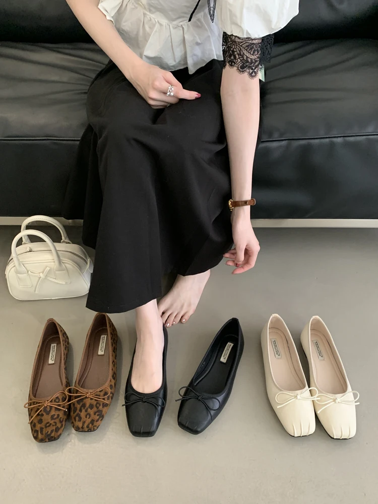 Zapatos planos de mujer, vestido de verano, novedad, cómodos