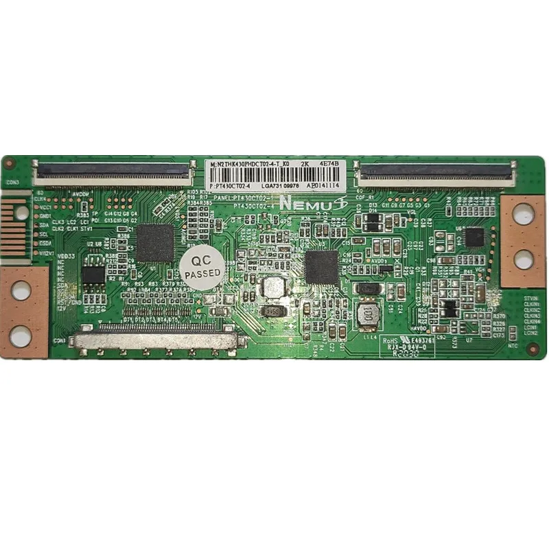 ¡Envío gratis! Huiske-placa lógica 2K de 43 pulgadas, PT430CT02-4, T-CON