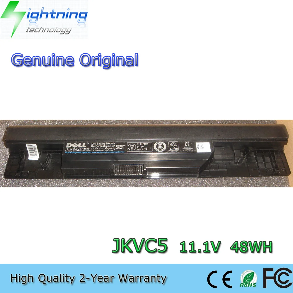 Brand New Genuine Original JKVC5 11.1V 48Wh Laptop Battery for Dell Inspiron 1464 1564 1764 5YRYV 9JJGJ Nkdwv TRJDK