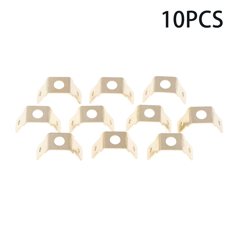 10 Pcs 6.3mm Double Male Connector Bevel Inserts Bilateral Capacitance Connecting Terminal Right Angle DJ6126-C6.3