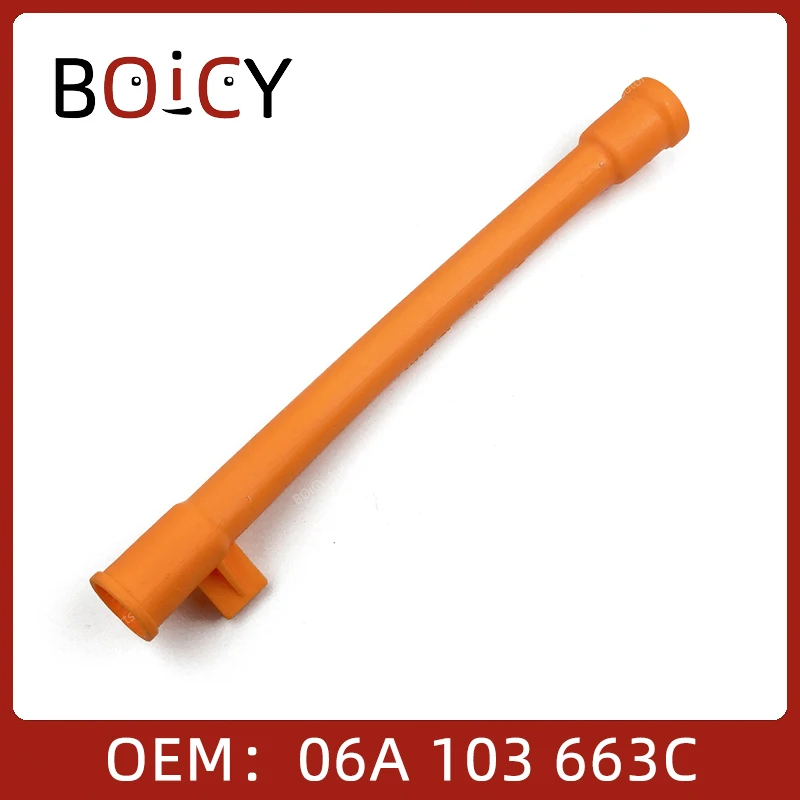 BOICY Engine Oil Dipstick Tube For Jetta Golf Passat Caddy Polo Beetle Touran Bora A3 Octavia Altea Leon 06A103663C 06A103663L