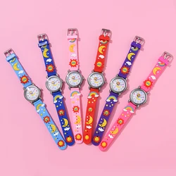 2023 New Children Watches Silicone Quartz Cute Wristwatch Birthday Gift Kid Girl Boy Study Time Girl Watch Reloj Montre