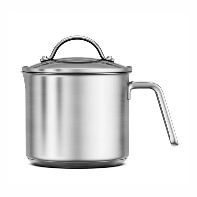 

14Cm single handle European compound bottom 18/10 stainless steel milk jug