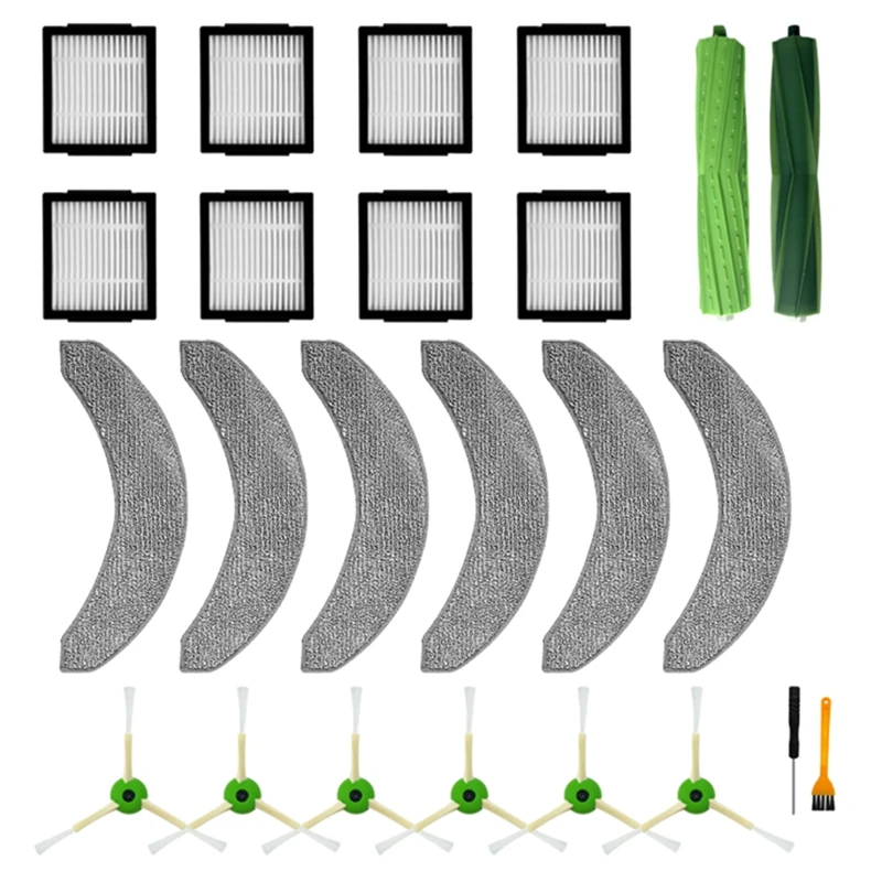 

For Irobot Roomba Combo J7+ Robot Vacuum Cleaner Main Side Brush HEPA Filter Mop Cloth Parts
