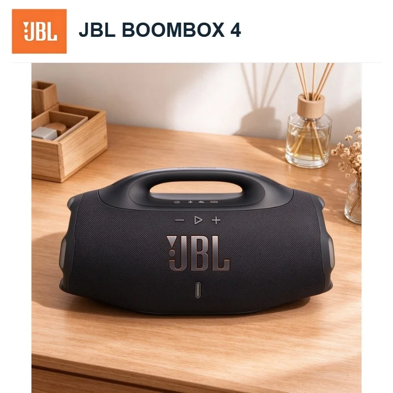 JBL BOOMBOX4 Outdoor Speaker with Built-In Powerbank and JBL Pro Sound for Camping