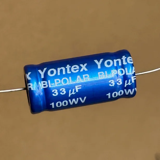 4pcs/lot Original Taiwan Bennic Yontex Sounder 1UF-47UF 100WV BI-POLAR Audio Polarized Capacitor free shipping