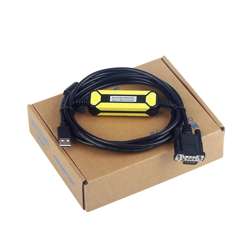 Suitable For Keb Inverter F5 C5 F6 H6 Usb Debugging Cable HSP5 00F50C0-0010 Adapter Communication Data Line USB-KEB Programming