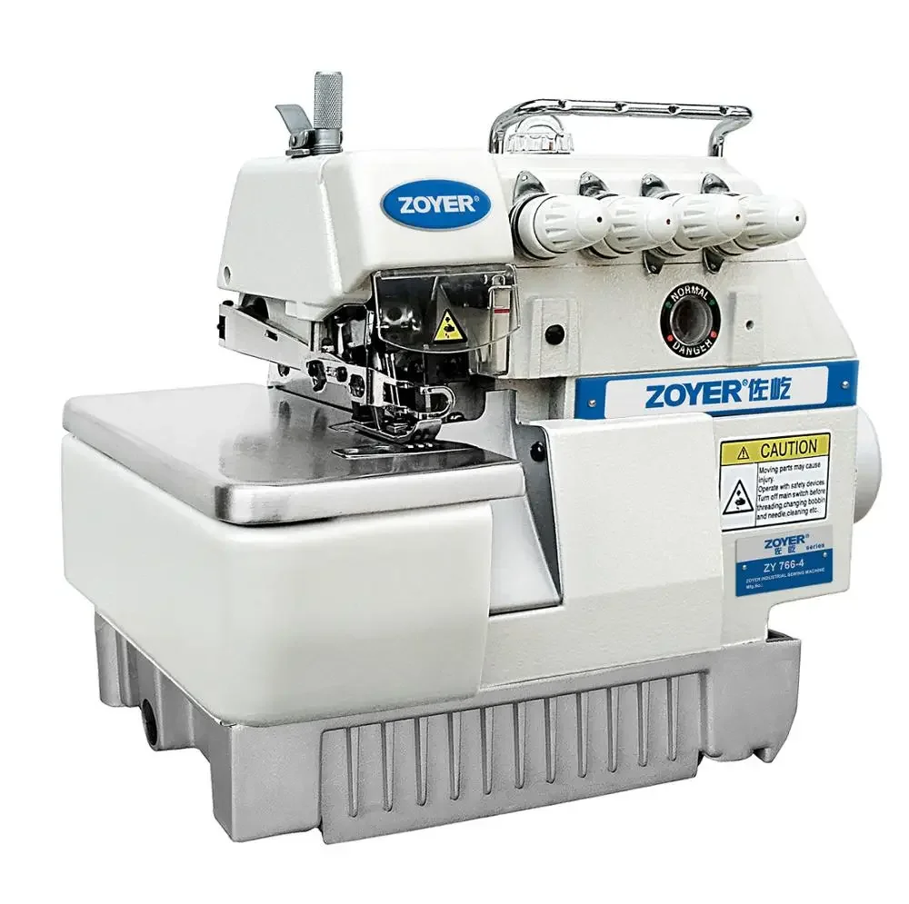 ZY766-4D zoyer direct drive high speed 4 thread overlock industrial sewing mahine