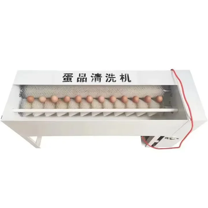 Hot Sale New Metal Mini Egg Washing Machine 1800 Eggs/Hour 0.75KW for Poultry Farms