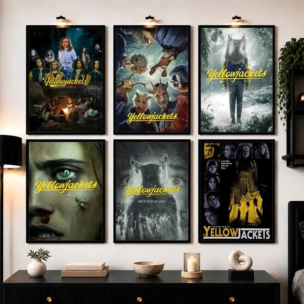 Thriller Television Series Y-Yellowjackets Poster Wall Art Sticker For Living Bedroom Bar Home Decor Mural Painting Decoration