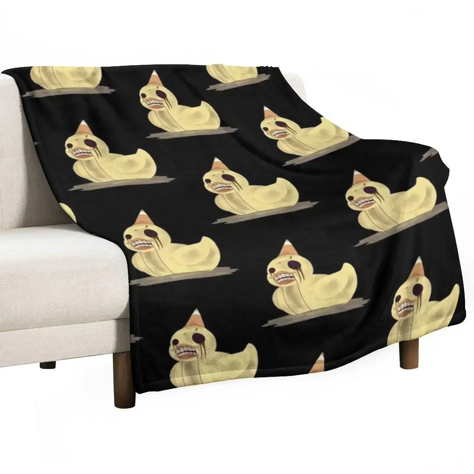 

Dark deception dread ducky Throw Blanket Modern Design Soft Blanket for Home Decor