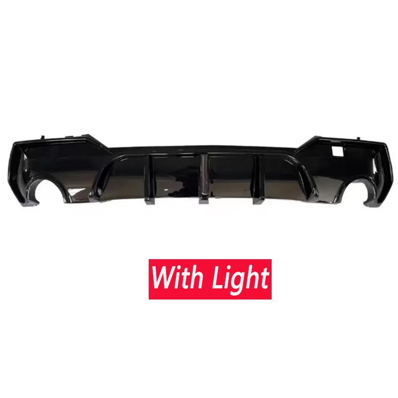 Rear Bumper Diffuser Splitter Spoiler Lip Tuning Body Kits With/Without Light For BMW 4-Series G22 2021 2022 2023 2024