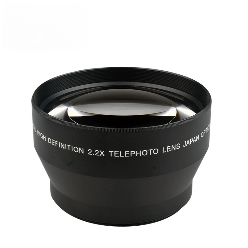 2.2X distance-increasing additional mirror 58/67/72 mm for SLR micro-single camera lenses