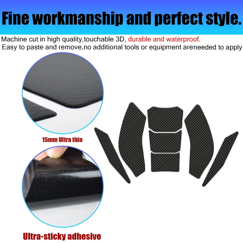 Tank pads protector stickers decal gas knee grip traction pad for yamaha yzf r1 r1m yzfr1 YZF-R1 2015 - 2022 side fuel pad