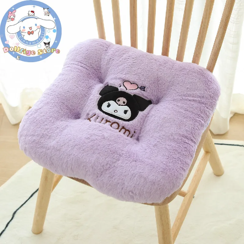 Sanrio Little Twin Stars Cinnamoroll Kuromi My Melody Pompompurinkero Kero Keroppi Plush Household Chair Office Bedroom Cushion