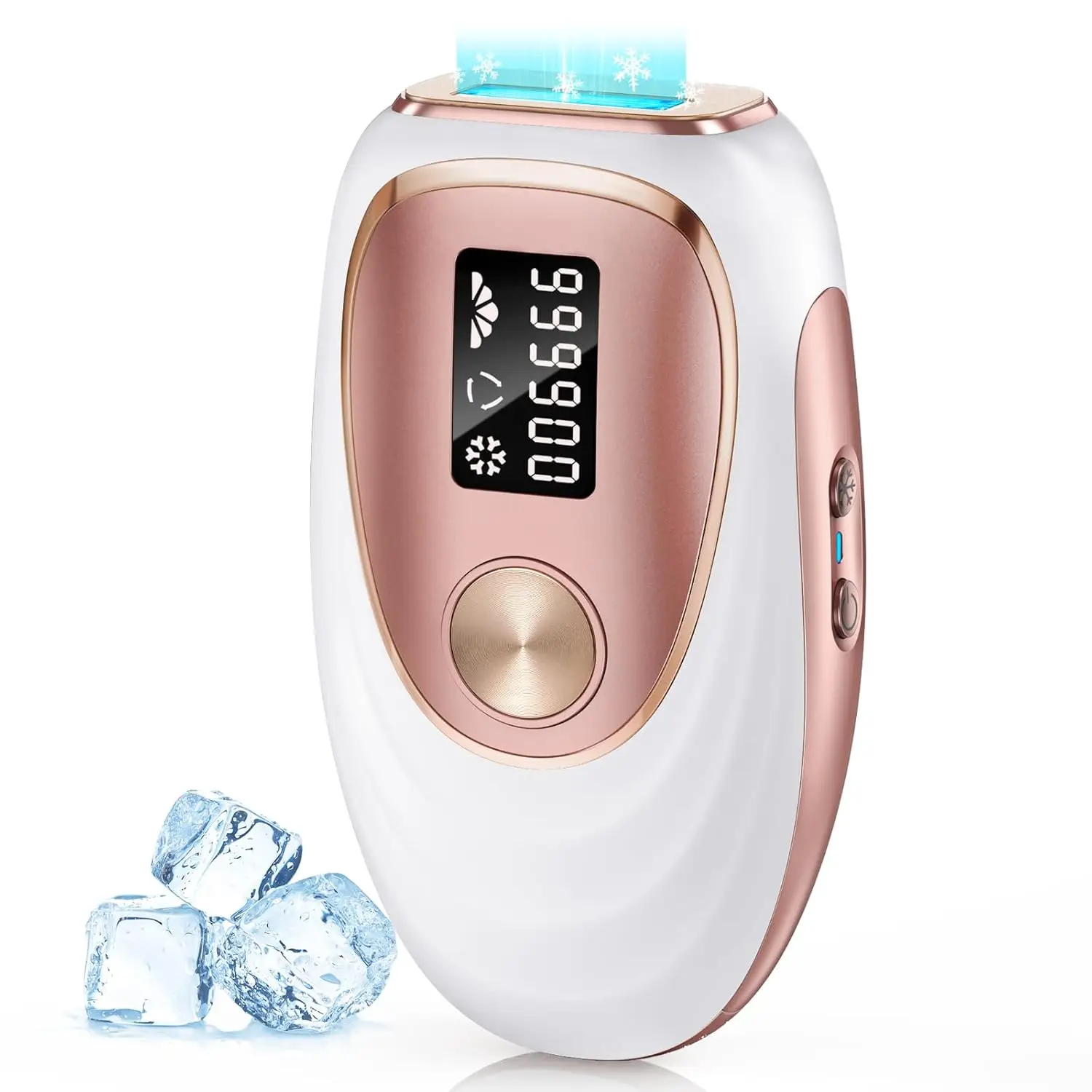 

IPL Laser Hair Removal Device for Women & Men - Home 45°F Ice-Cooling Contact for Painless & Long-Lasting Results,for Full Body