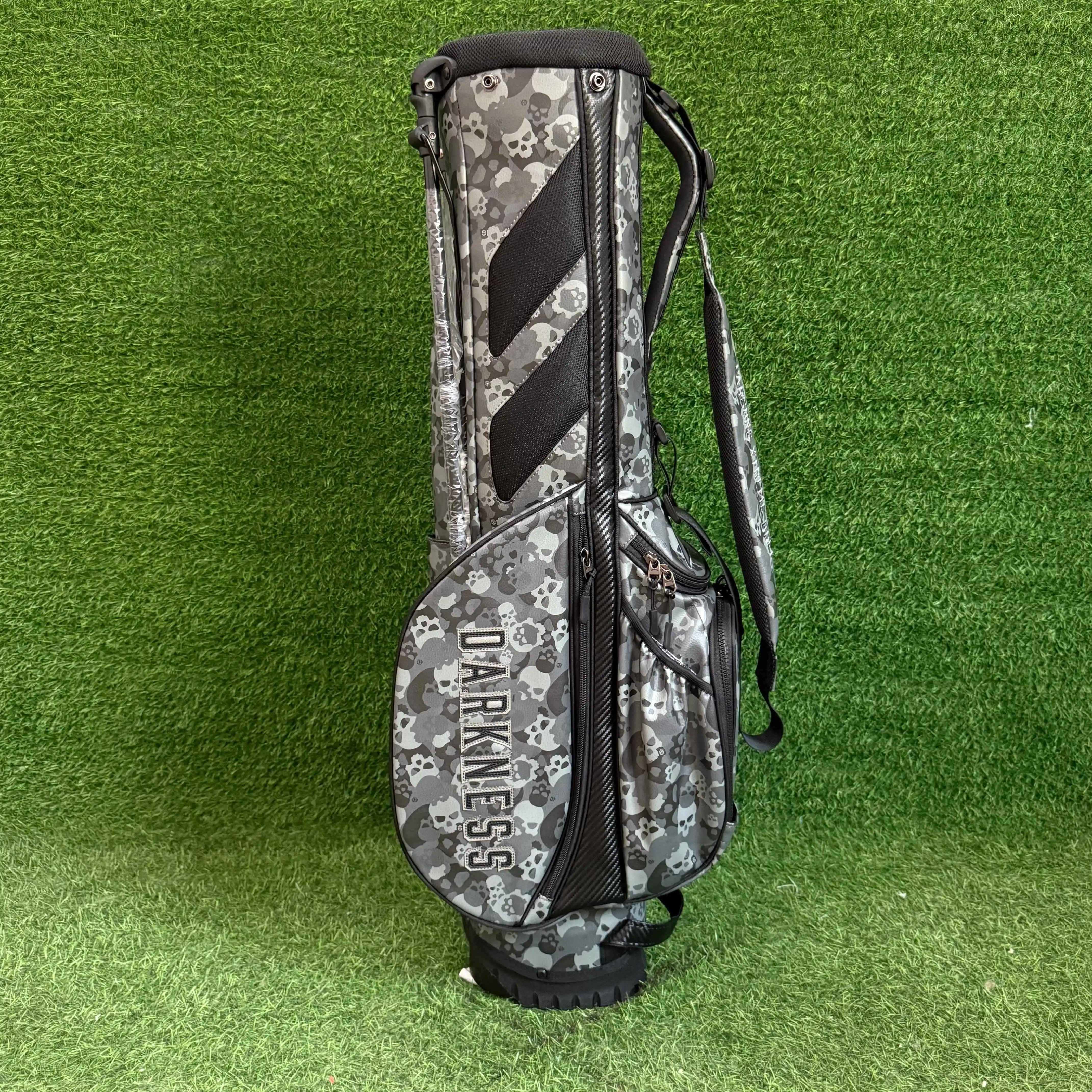 Torba golfowa, torba caddy, saszetka golfowa, torba golfowa typu stand bag, torba caddy, modna, personalizowana, uniwersalna torba na kije golfowe z paskiem na ramię (dostawa z Korei w około 10 dni)