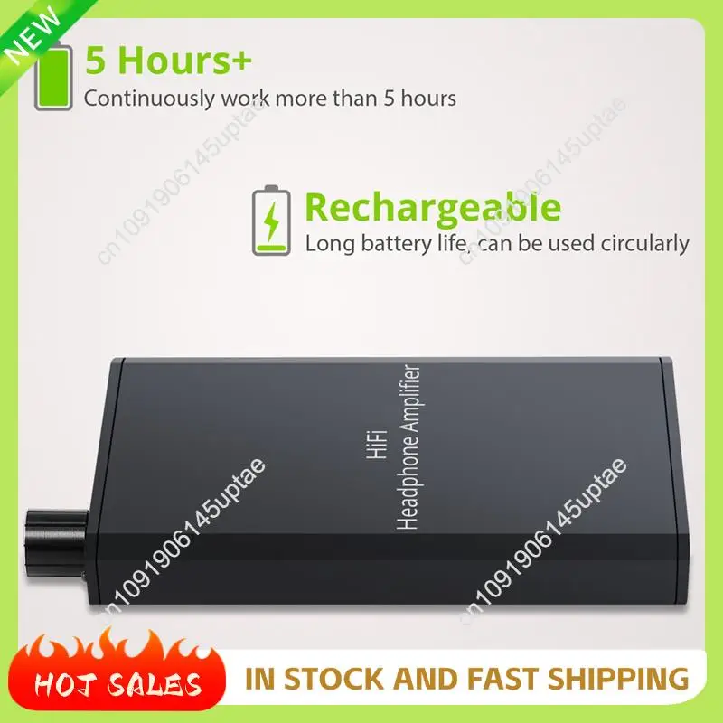 

N88R Rechargeable 300Ω Headphone Amplifier Hifi Earphone Amplifier 3.5Mm AUX Input Output Portable Amp For MP4 Mobile Phone