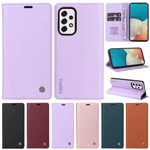 Wallet Strong Magnetic Pickup Leather For Samsung Galaxy A12 A13 A23 A32 A33 A51 A52 A53 A71 A72 A73 S22 Ultra S21 S20 FE S10
