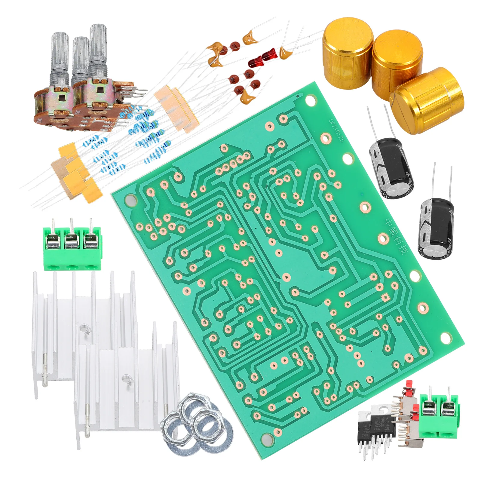 1 conjunto de placa amplificadora kit confiável canal duplo amplificador de potência de áudio estéreo placa amplificadora sistema de áudio diy módulo amplificador estéreo
