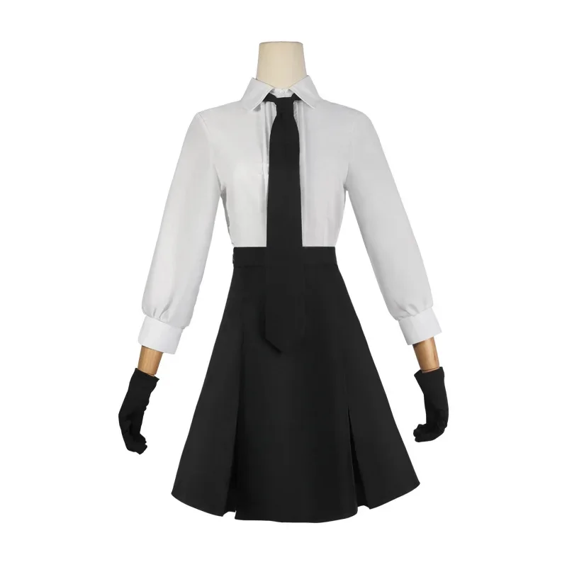 Bungo Stray Dogs Yosano Akiko Cosplay Costume Armed Detective Agency Angel of Death Shirt and Skirts Butterfly Accessories