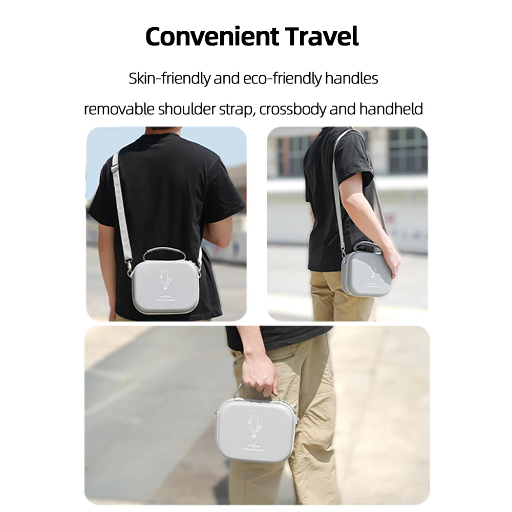 BRDRC Osmo Mobile 7P حقيبة حمل المحمولة تخزين حقيبة كتف ل DJI OM 7 /7P مثبت أفقي اكسسوارات صندوق السفر