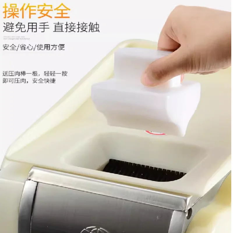 Mais popular máquina de corte de carne manual comercial fatiador de carne de aço inoxidável máquina de miculação fatiador de vegetais