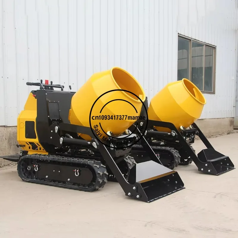 Customized Cheap Price Mini Crawler Concrete Mixer Self Loading Truck Concrete Mixer For Building Construction