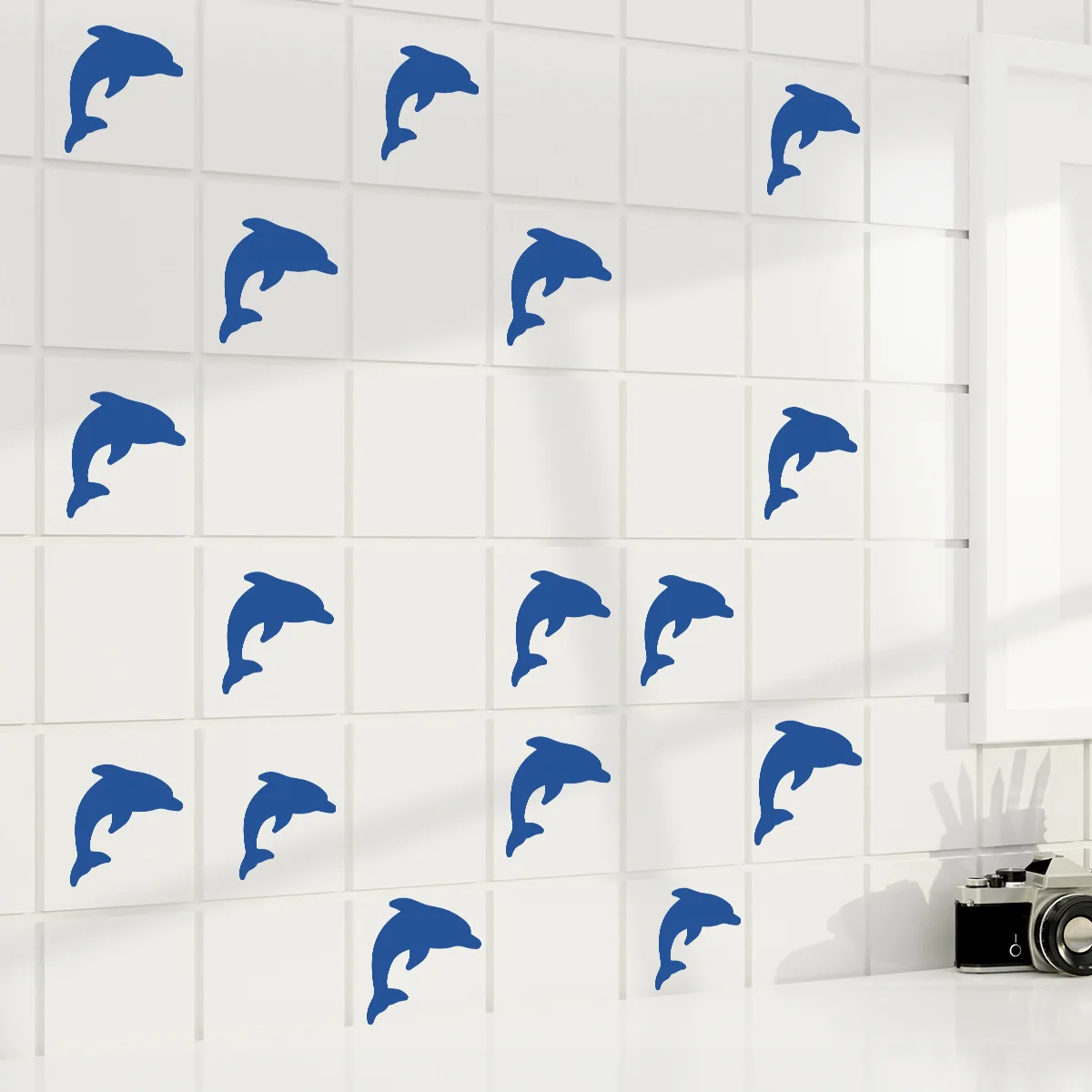 Dolphin Wall Decals vs Paint Cost-Effective Bathroom Decor Options — view 1
