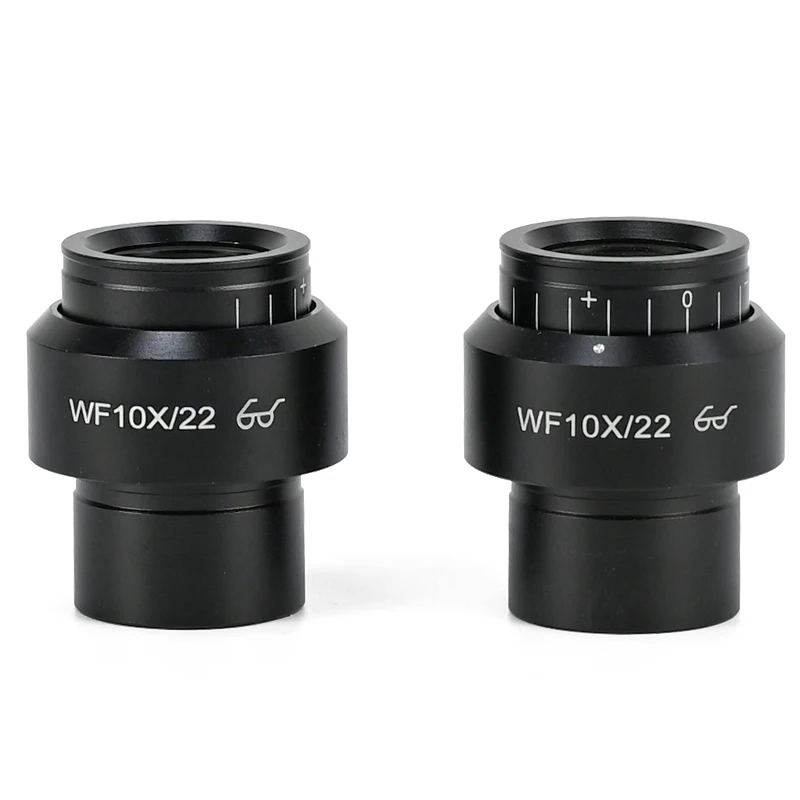 

Albenth WF10X/22 Microscope Focus Adjustable Eyepiece Wide Field Eyepiece Optical Len for 0.65x-6.5x Microscope Head