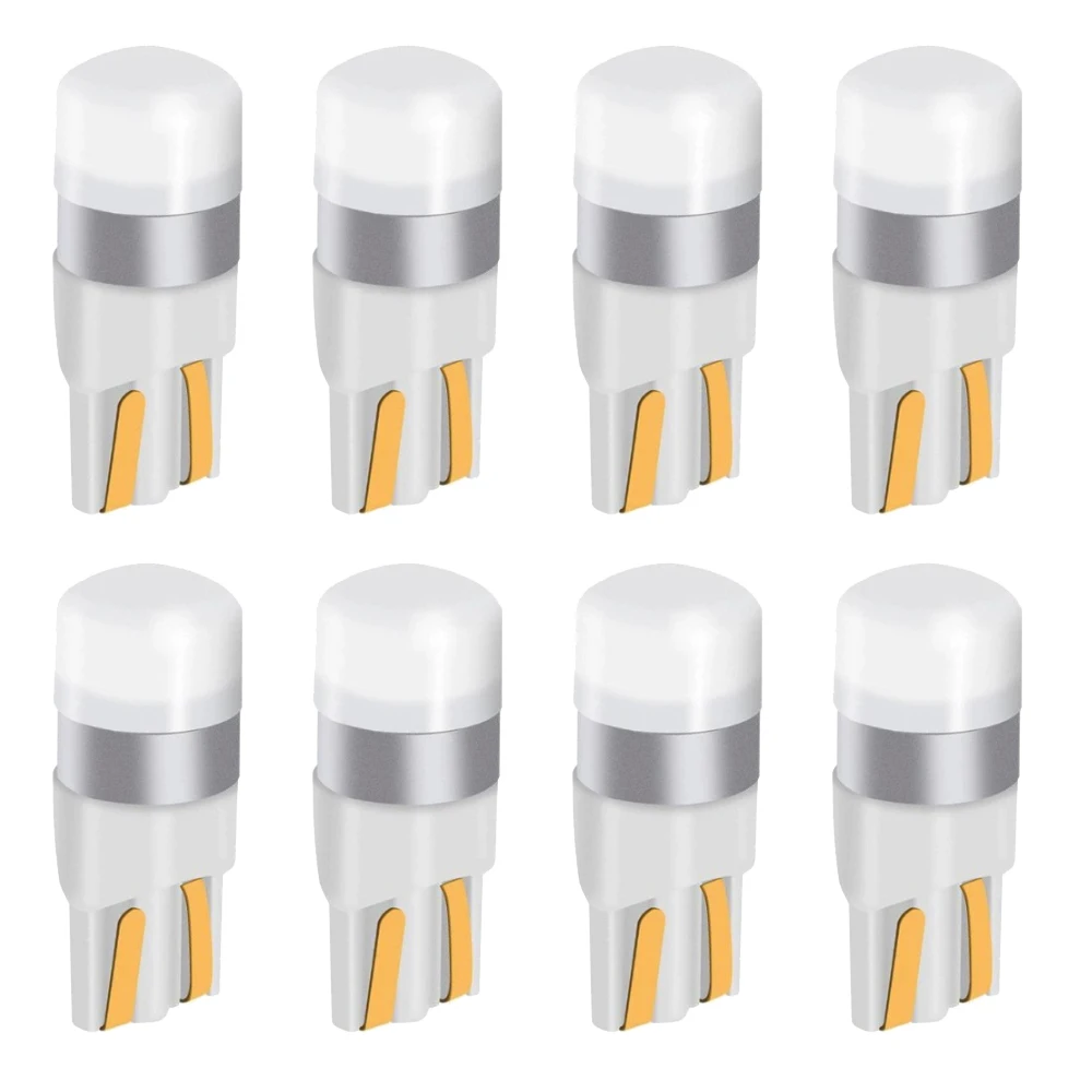 

6 Pcs Super Bright 3030 SMD T10 LED W5W Car dome Light Auto Clearance Reading Lamp 12 Vehicle Door Bulb Accessories White 6000K
