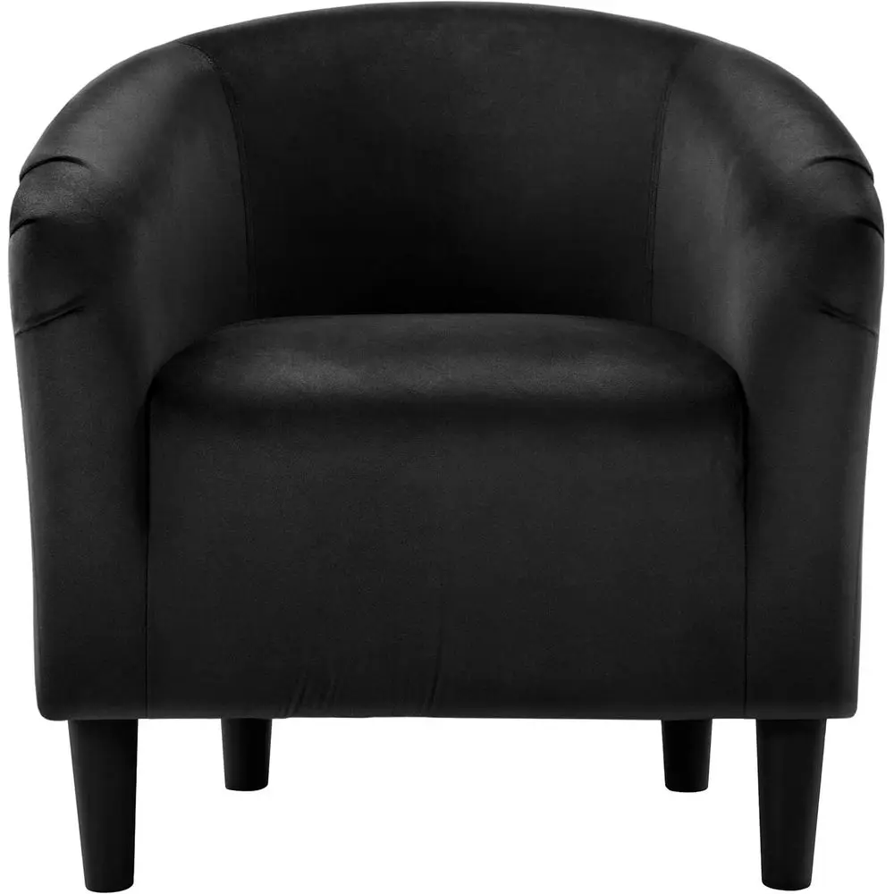 

Upholstered Velvet Club Chair with Solid Legs for Comfortable Living Spaces