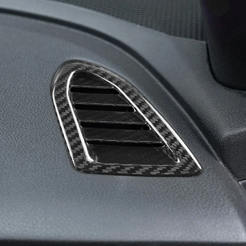 

For SUBARU WRX/ WRX STI Sticker Real Dry Carbon Fiber Dashboard Side Air Vent Frame Interior Trim modification 2022 2023