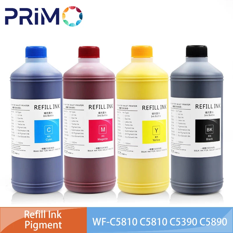 

1000ML Pigment Refill Ink T11 T9441 T942 for Epson Epson Workforce Pro WF C5710 C5210 C5790 C5290 C5890 C5390 C5810 C579R