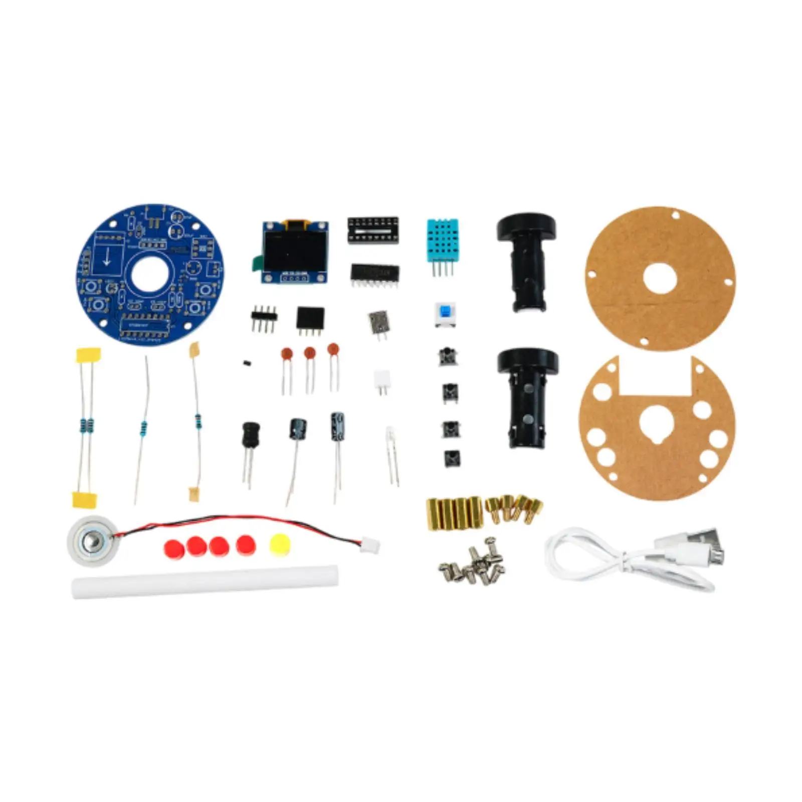 Kit progetto di saldatura umidificatore Display OLED Progetto di saldatura Parti elettroniche Kit fai da te elettronico per principianti di laboratori di ufficio
