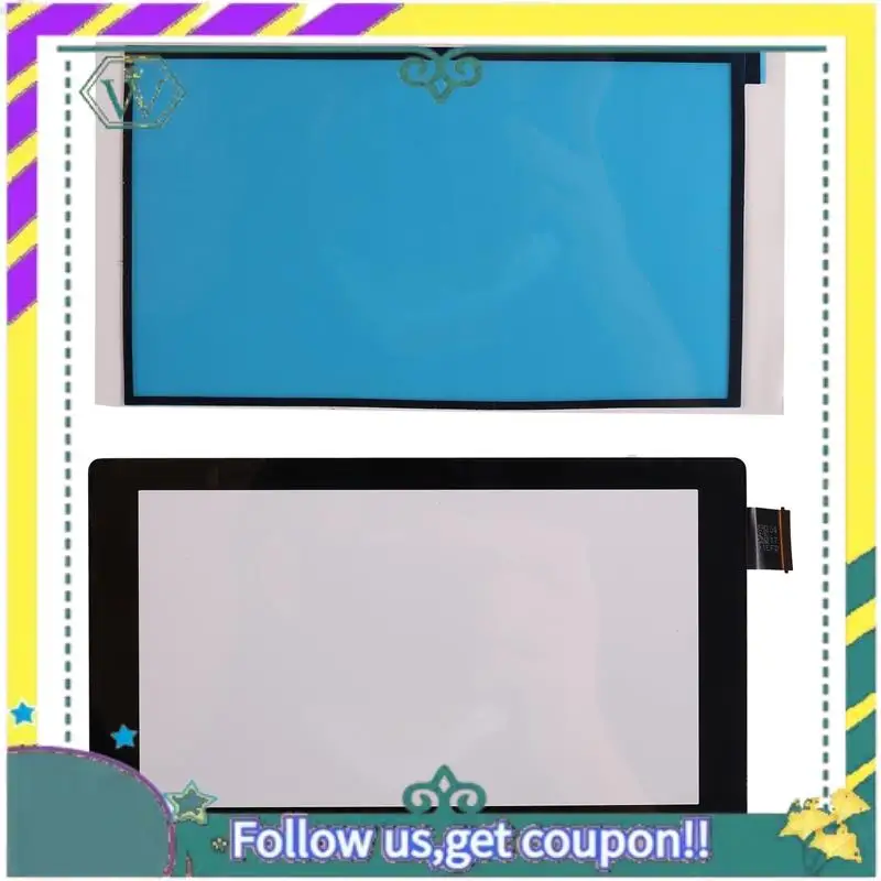 

A28Q-Запасной ЖК-дисплей с сенсорным экраном для Switch с клейкими полосками-наклейками