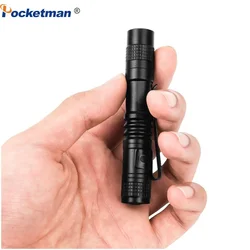 Mini lanterna LED Pocket, High Lumens, Handheld Pen Light, Pequena tocha, Luzes de emergência para acampar, Emergência ao ar livre