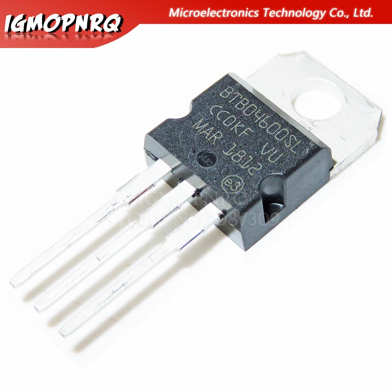 5 stücke BTB04-600SL BTB04-600 btb04 triacs 4 amp 600 volt bis-220 neues original