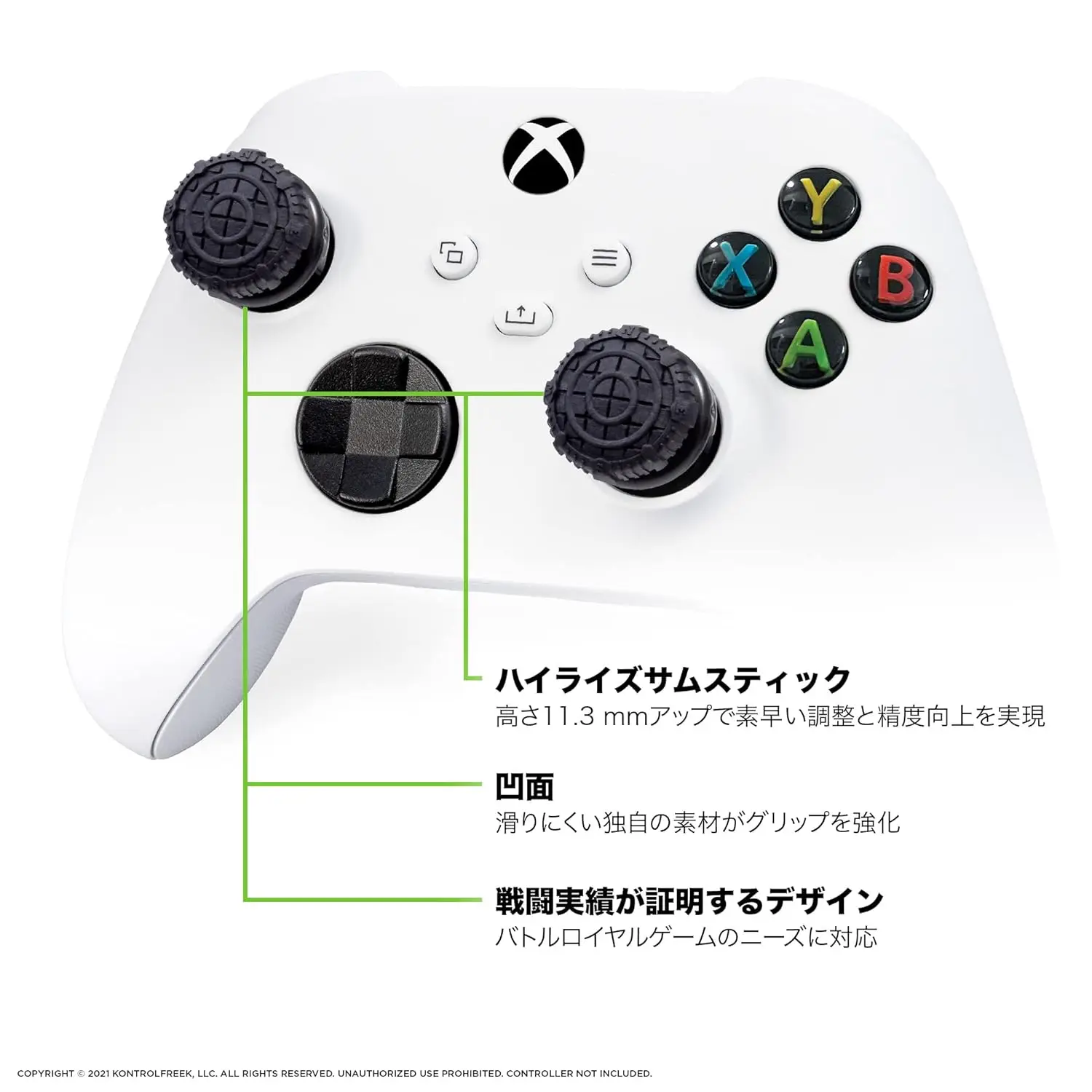 2Pcs Hand Grip Extender Caps für Xbox Serie Game Controller Gamepad Thumb-Stick Griffe High/Low Rise Abdeckungen für Xbox one/One S
