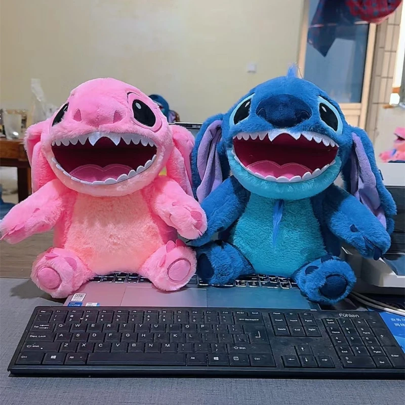 

Звезда ребенка 30 см плюшевая кукла игрушка Дисней большой рот стежка трехмерное моделирование милый диван автомобильная подушка украшения праздничные подарки