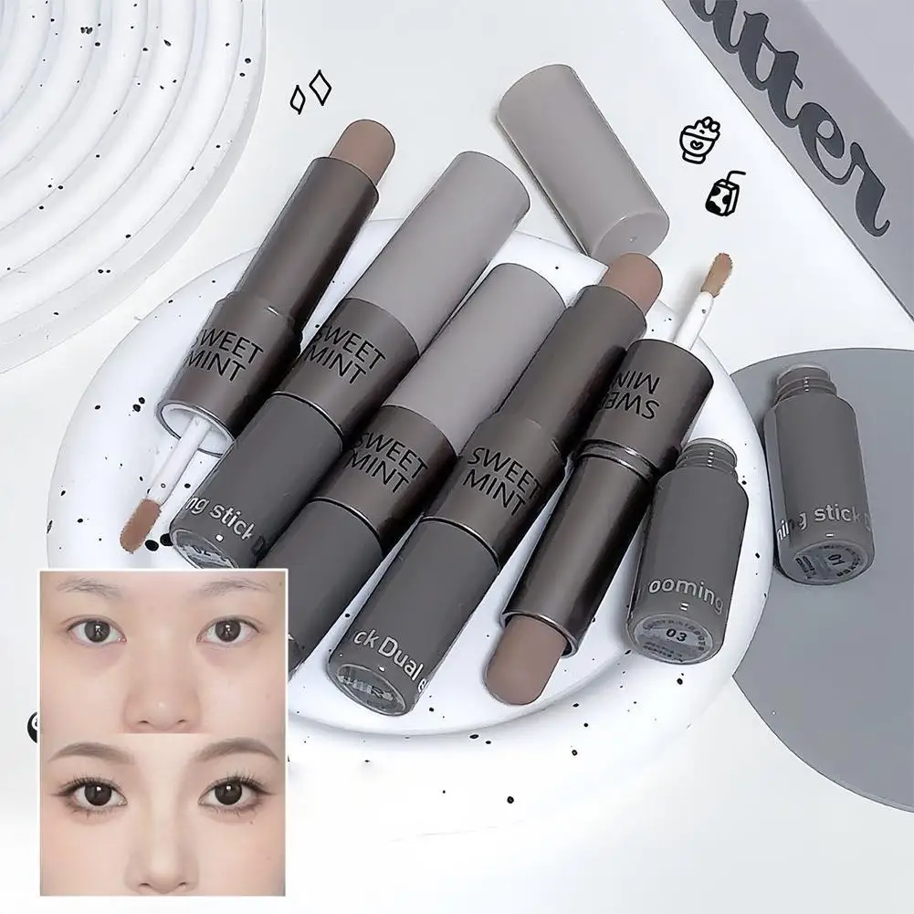3 色保湿コンシーラーコンタースティックスムーズ持続 3D ノーズシャドウ防水フェイスハイライト明るく輪郭メイク