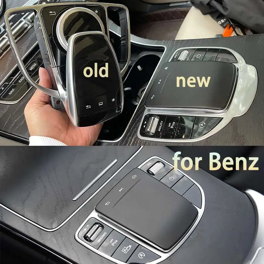 متوافق مع شاشات Android لسيارة Mercedes Benz C/GLc-Class 2015-2018 W205/X253 ترقية لوحة التحكم باللمس المجموعة المكونة من قطعة 2021
