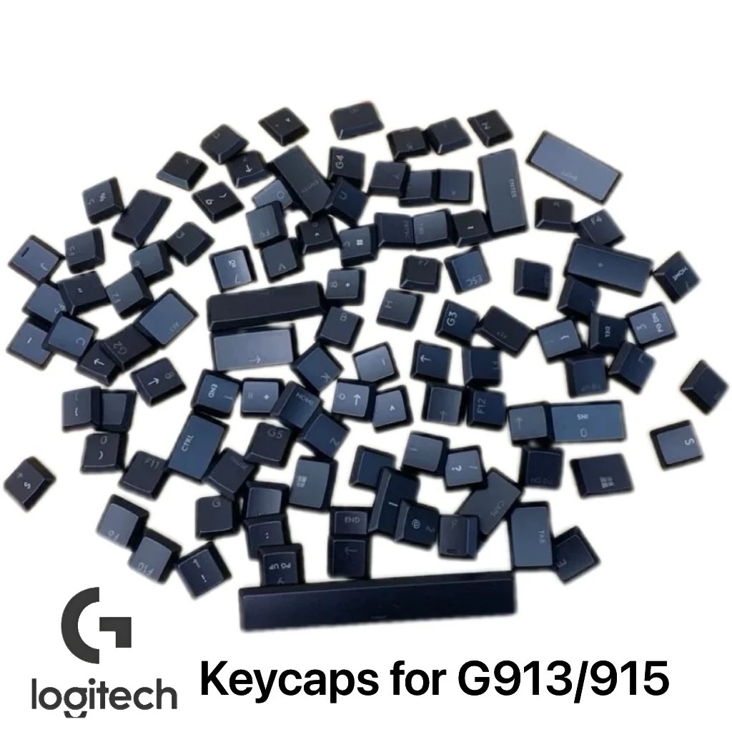 

109 Keys Logitech G913/G915 Keycaps Transparent PBT Thermal Sublimation Keys for Logitech G913/G915 Mechanical Keyboard