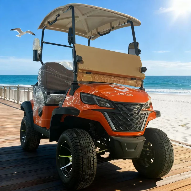 تعليق مستقل جديد 2/8 ركاب فائدة السيارة 48 فولت/72 فولت 5000 واط/7000 واط الطريق القانوني عربات التي تجرها الدواب الكهربائية لمشاهدة معالم المدينة عربة جولف #1